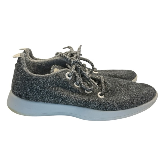 Allbirds Gray & White Sneakers w/ Merino Wool‎ Uppers (Size 10) - Picture 1 of 8
